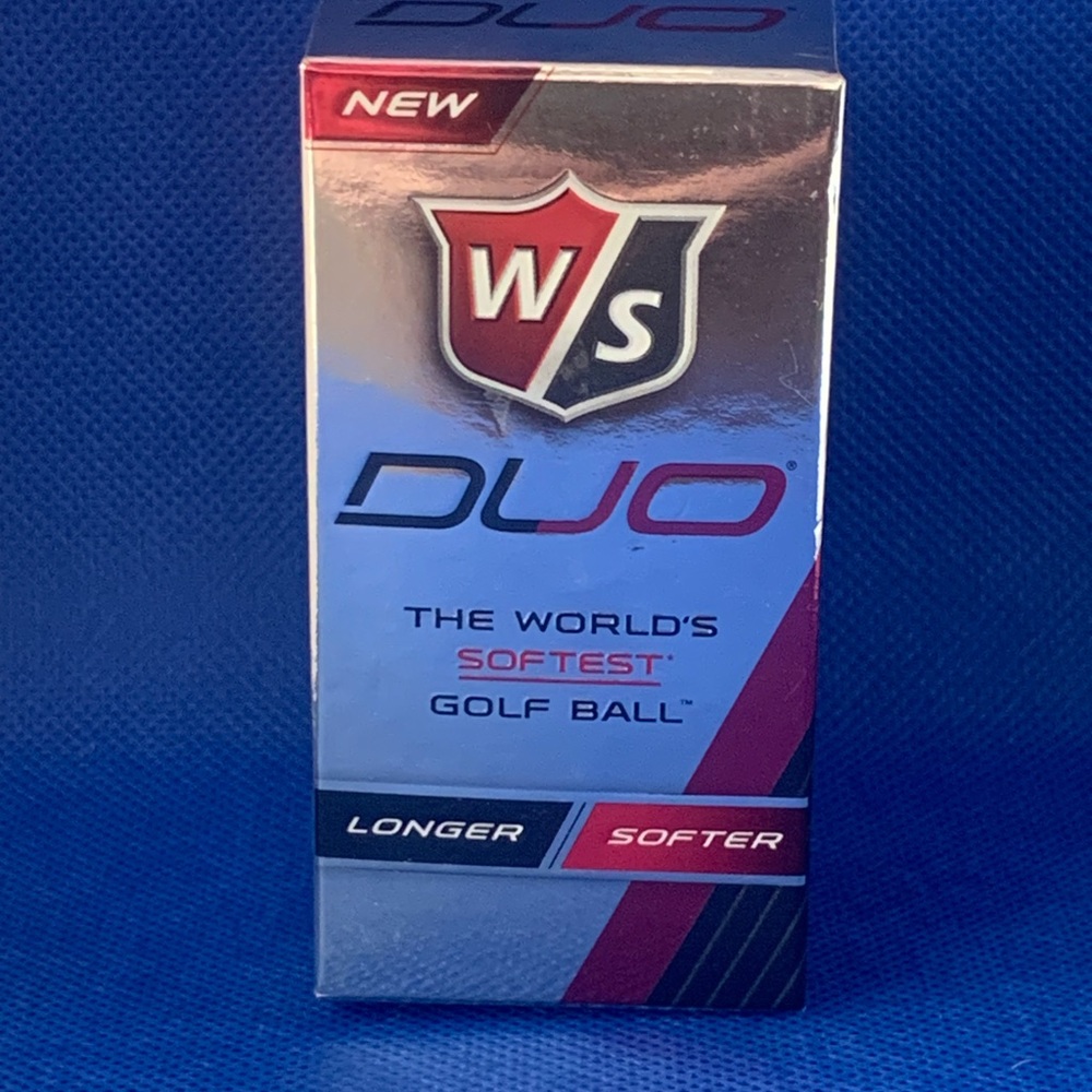 New Wilson Staff DUO Golf Balls Lot of 2 Longer Softer 2015 Wilson Sporting